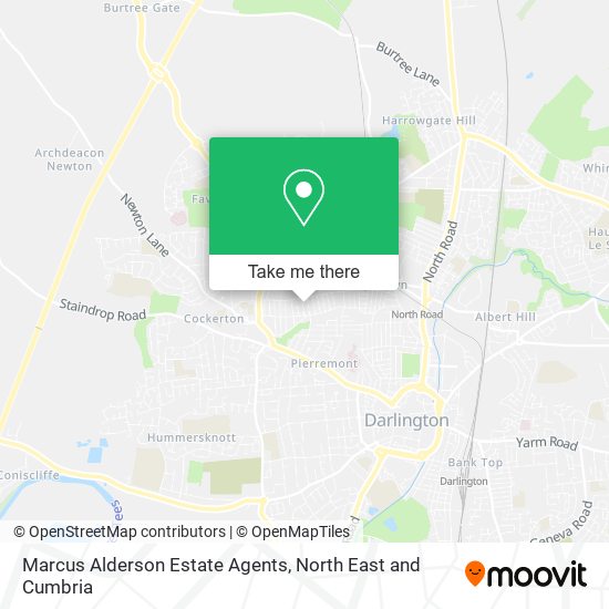 Marcus Alderson Estate Agents map