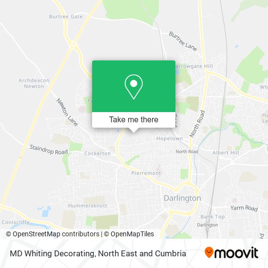 MD Whiting Decorating map