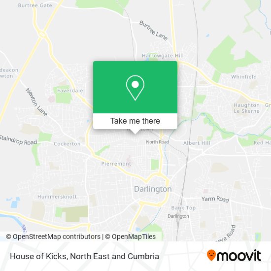 House of Kicks map