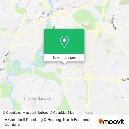A.Campbell Plumbing & Heating map