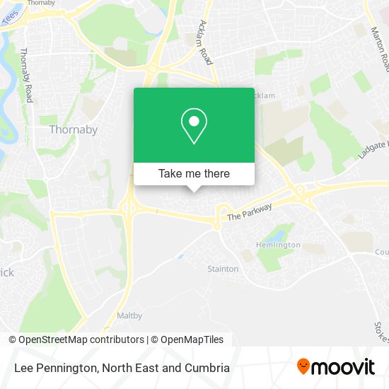Lee Pennington map