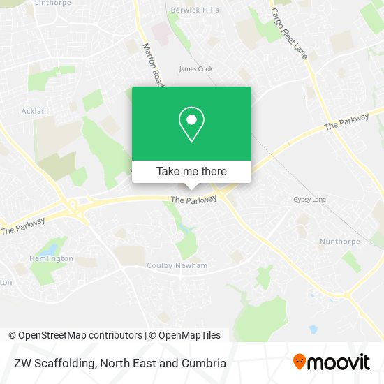 ZW Scaffolding map