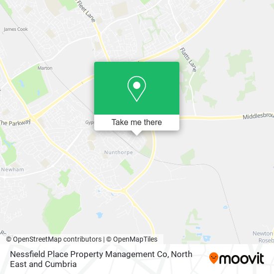 Nessfield Place Property Management Co map