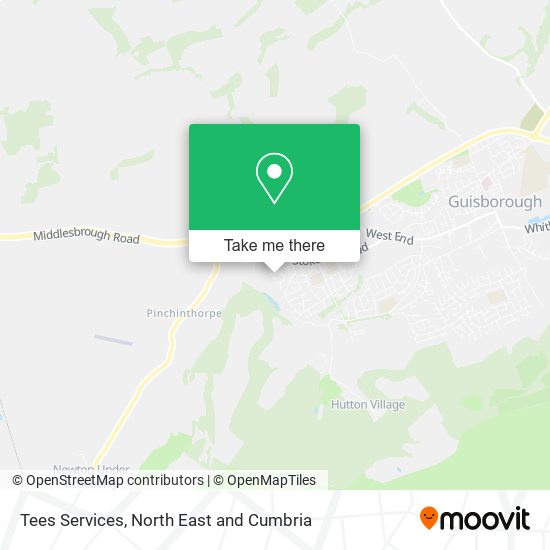 Tees Services map
