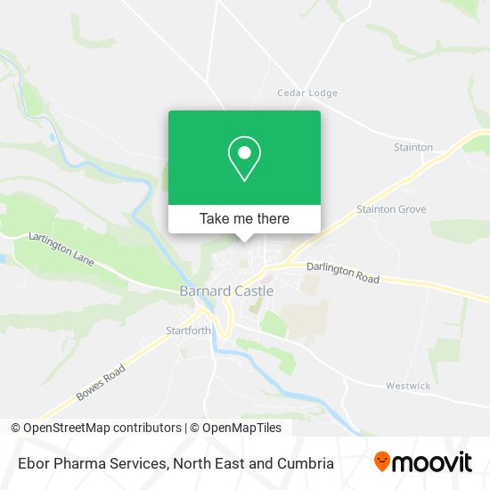 Ebor Pharma Services map
