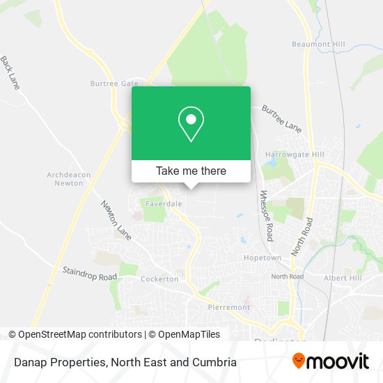Danap Properties map