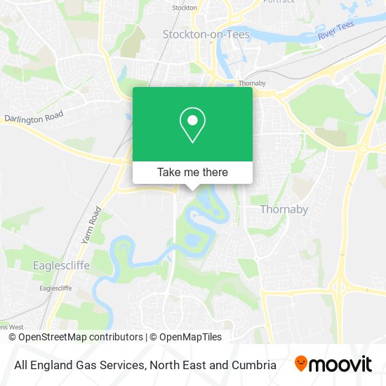 All England Gas Services map