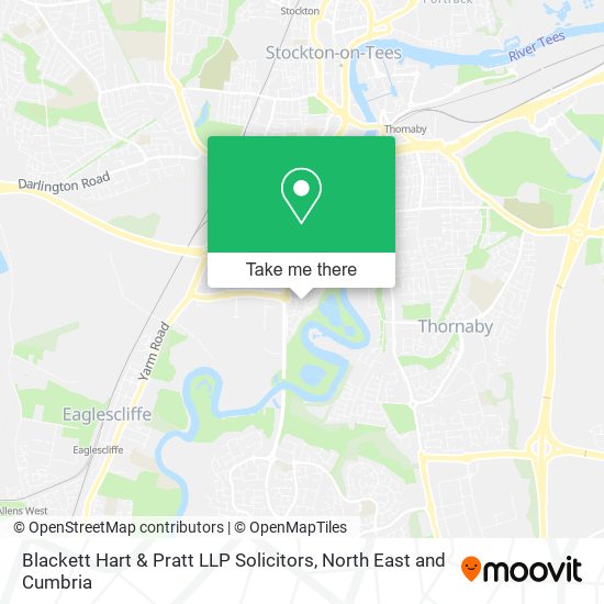 Blackett Hart & Pratt LLP Solicitors map