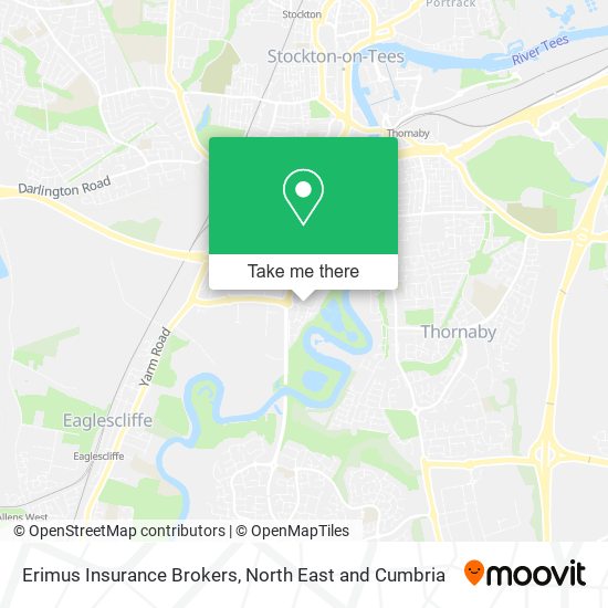 Erimus Insurance Brokers map