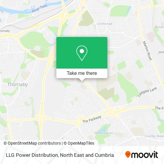 LLG Power Distribution map