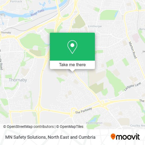 MN Safety Solutions map