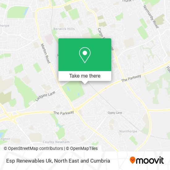 Esp Renewables Uk map