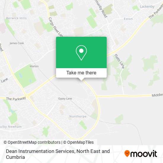 Dean Instrumentation Services map
