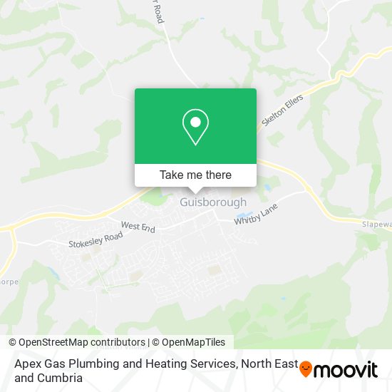 Apex Gas Plumbing and Heating Services map