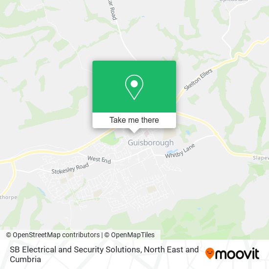 SB Electrical and Security Solutions map
