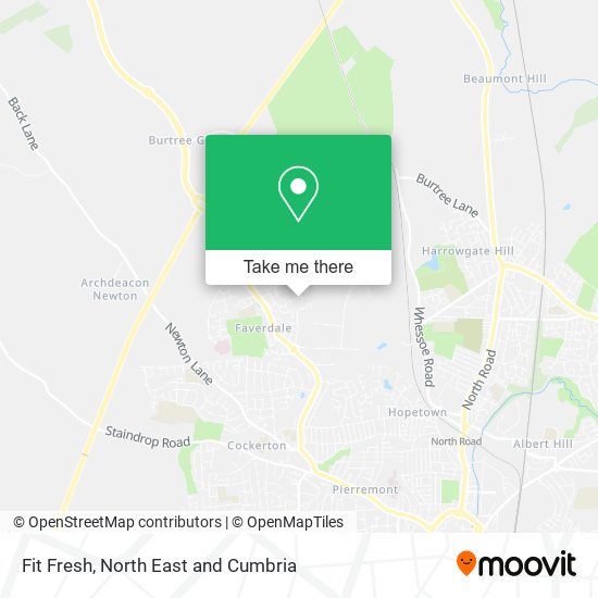 Fit Fresh map