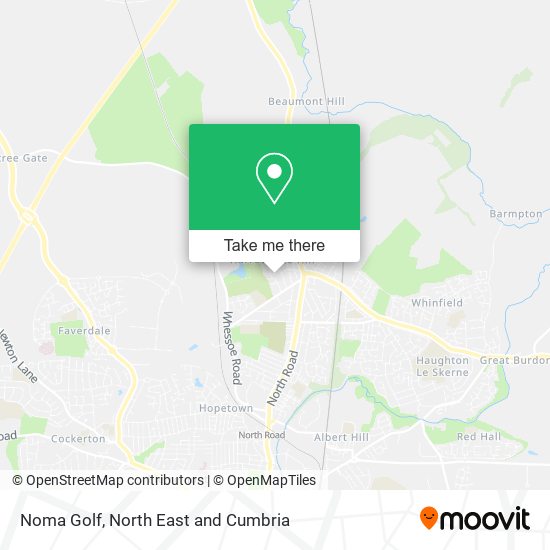 Noma Golf map