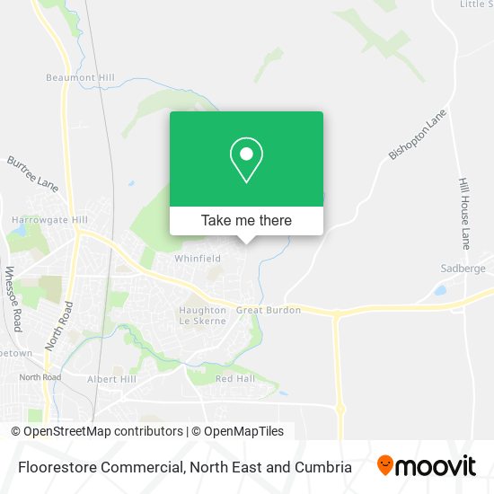 Floorestore Commercial map