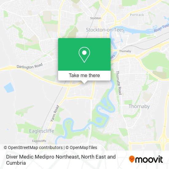 Diver Medic Medipro Northeast map