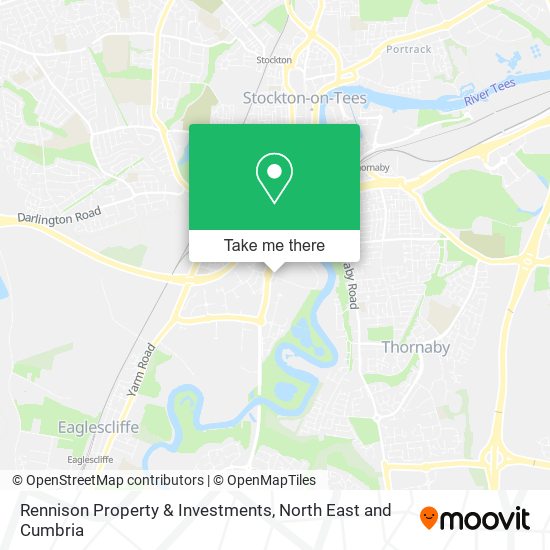 Rennison Property & Investments map