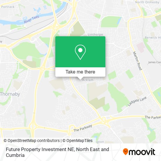Future Property Investment NE map