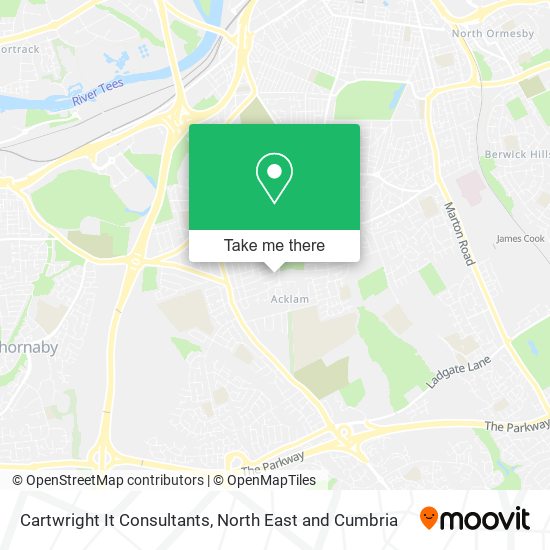 Cartwright It Consultants map