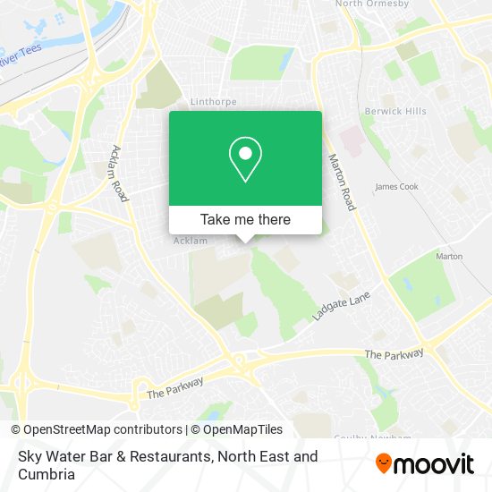 Sky Water Bar & Restaurants map