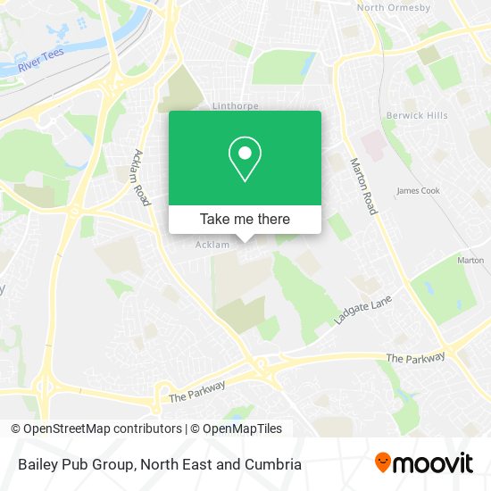 Bailey Pub Group map