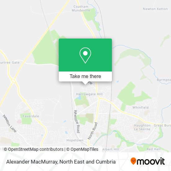 Alexander MacMurray map