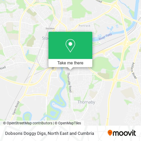 Dobsons Doggy Digs map