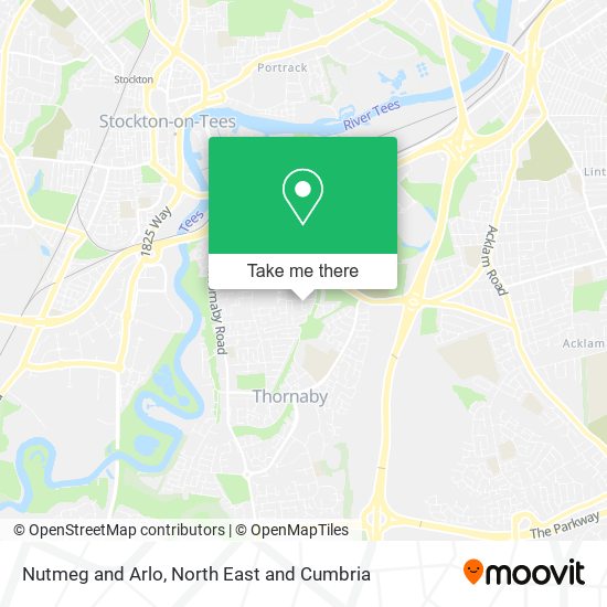 Nutmeg and Arlo map