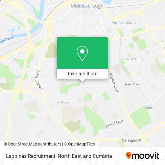 Lappinas Recruitment map