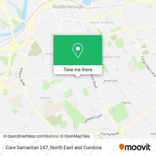 Care Samaritan 247 map
