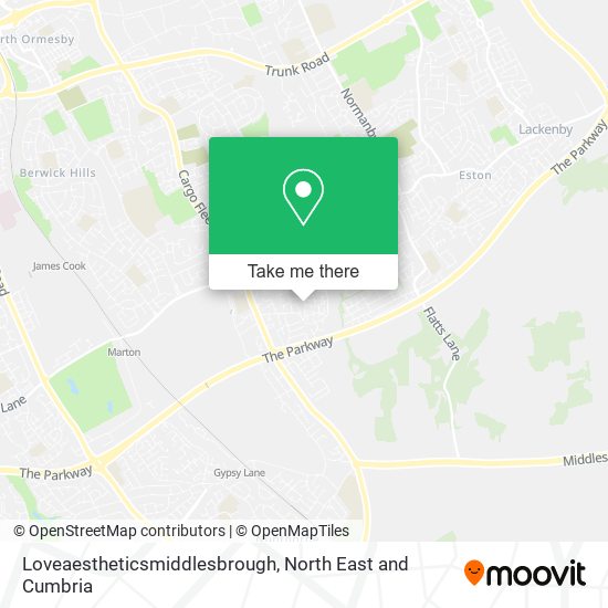 Loveaestheticsmiddlesbrough map