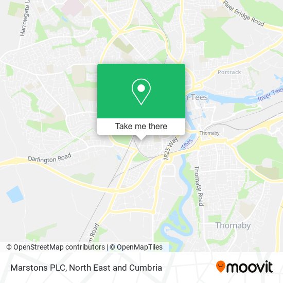 Marstons PLC map