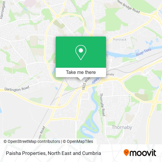 Paisha Properties map