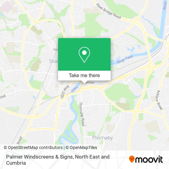 Palmer Windscreens & Signs map