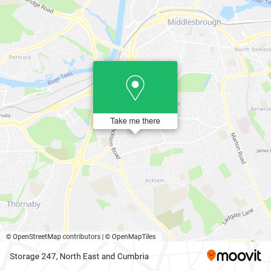 Storage 247 map
