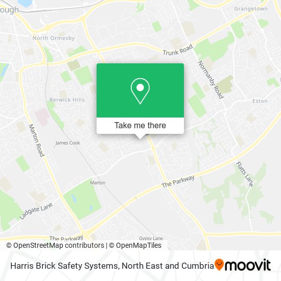 Harris Brick Safety Systems map