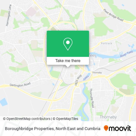 Boroughbridge Properties map
