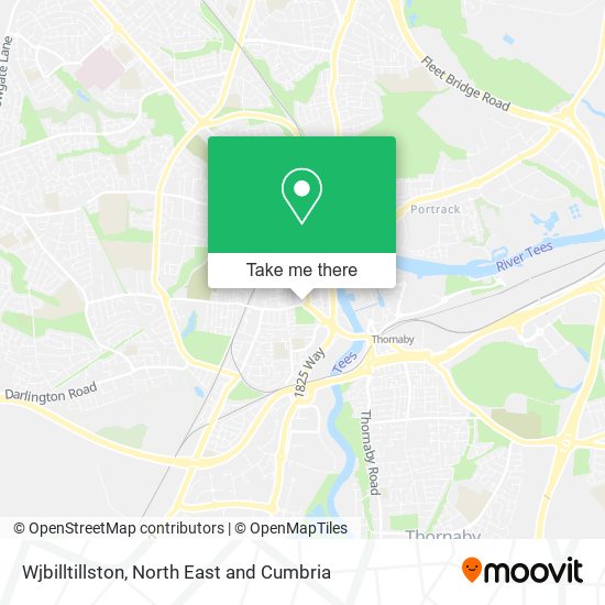 Wjbilltillston map