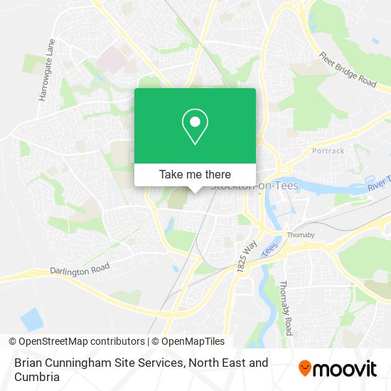 Brian Cunningham Site Services map