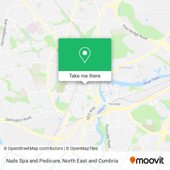 Nails Spa and Pedicure map
