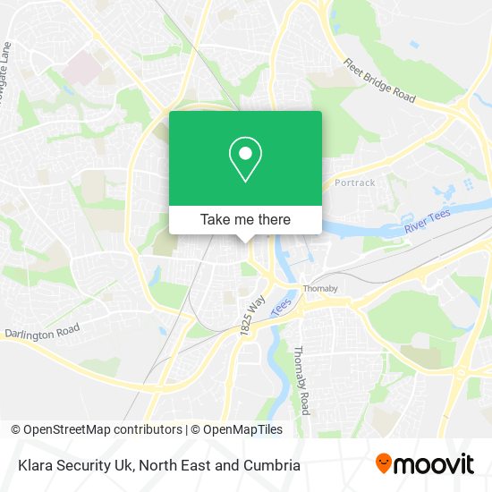 Klara Security Uk map