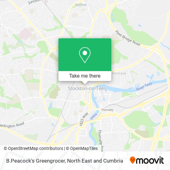 B.Peacock's Greengrocer map