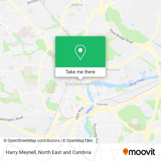 Harry Meynell map