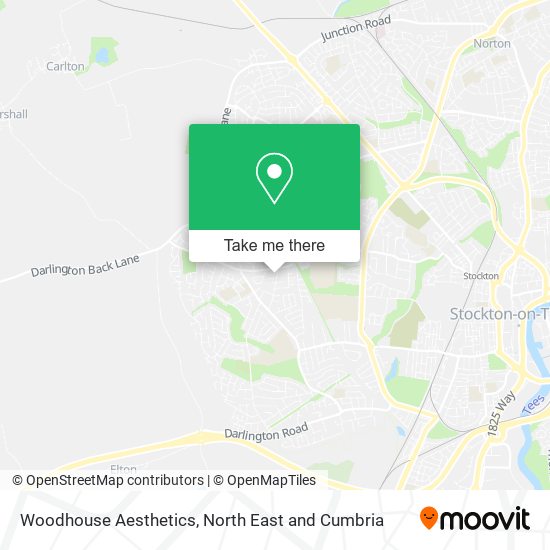 Woodhouse Aesthetics map
