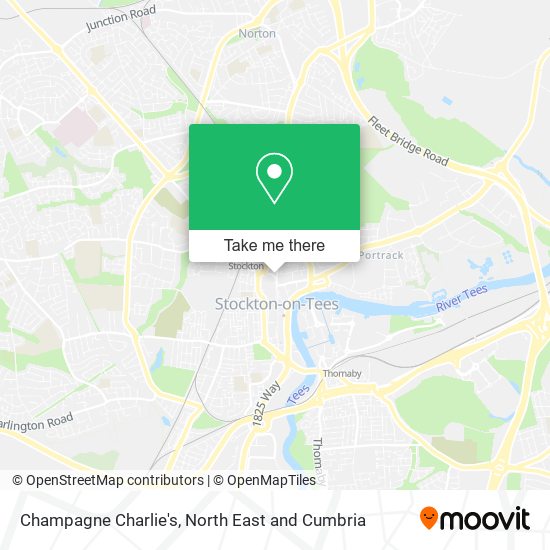 Champagne Charlie's map