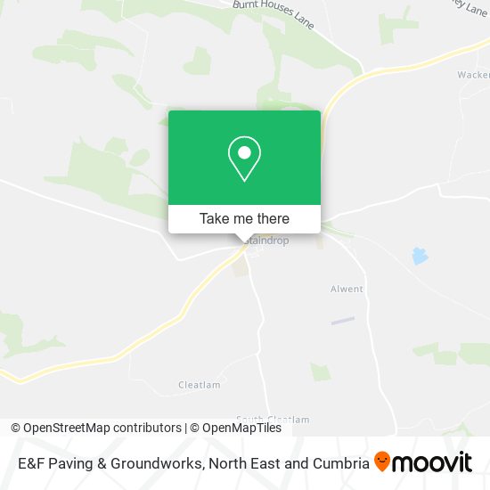 E&F Paving & Groundworks map