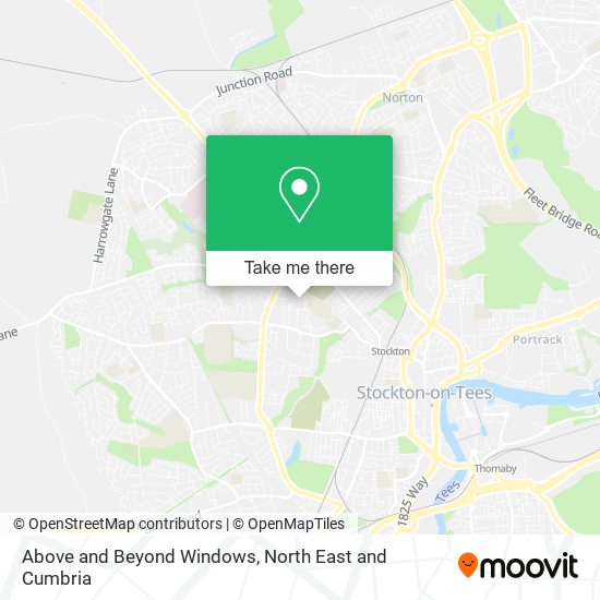 Above and Beyond Windows map